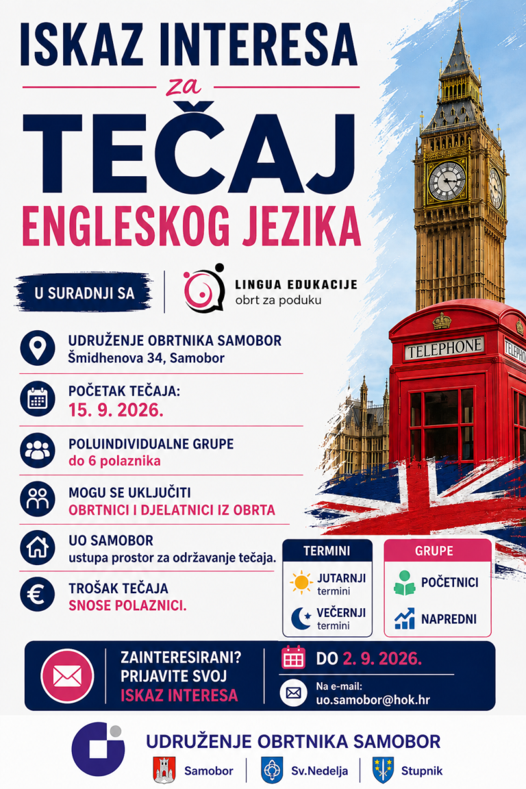 Usavršite svoje znanje engleskog jezika – iskažite interes!